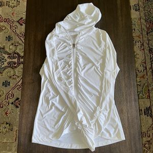 White athletic jacket